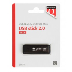 USB-stick Quantore 16GB 2.0 zwart