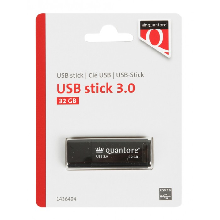 USB-stick Quantore 32GB 3.0 zwart