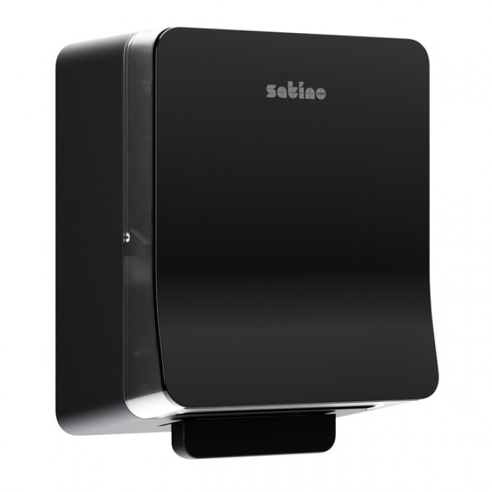 Handdoekroldispenser Satino SYS1 Hyginity zwart 333419