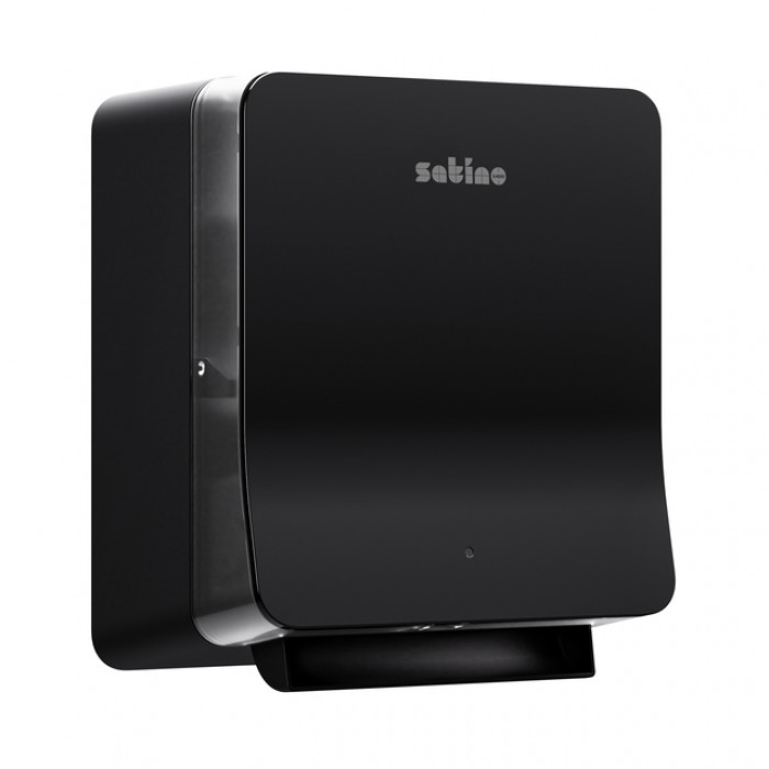 Handdoekroldispenser Satino SYS1 Hyginity sensor zwart 333421