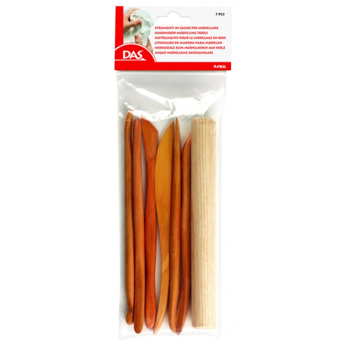 Kleigereedschap DAS hout 7-delig