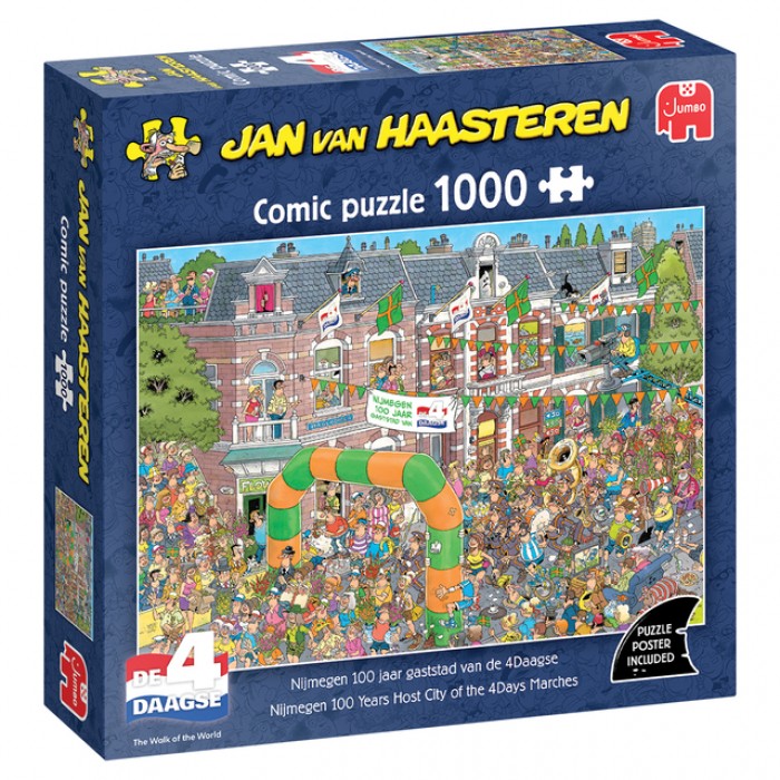 Puzzel JvH Nijmegen 100 Jaar Gaststad van de 4daagse 1000st