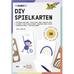 Speelkaarten Folia Blanco 6.5x10cm pak à 36 stuks