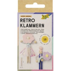 Wasknijper Folia retro pak à 10 stuks