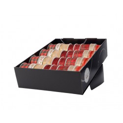 Cadeaulint Decoris polyester kerstthema assorti