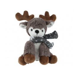 Knuffel hert Decoris 17cm