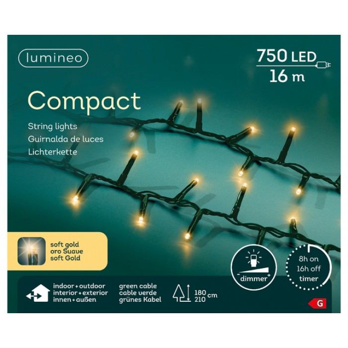 Kerstverlichting Lumineo LED 1600cm
