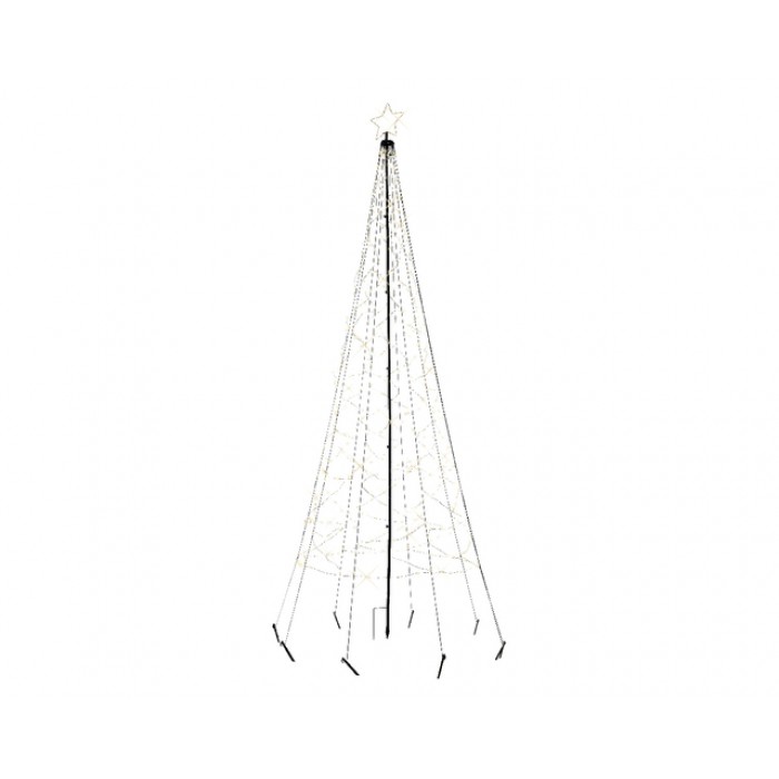 Kerstboom LED Lumineo ijzer 200cm