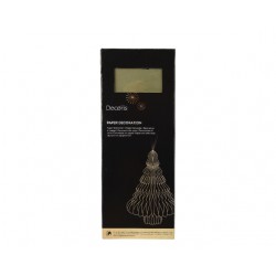 Kerstboom Decoris 3D papier groen 40cm