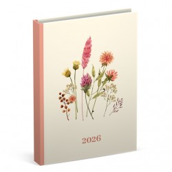 Agenda 2026 Lannoo pocket Flowers Bouquet 7dagen/2pagina's wit