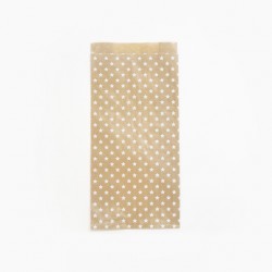 Cadeauzak Clairfontaine 16x30x5cm kraft sterren 50 stuks