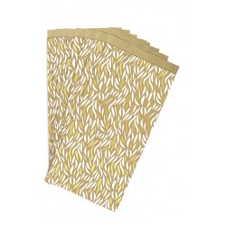 Cadeauzak Clairfontaine 12x24x4.5cm kraft golven 50 stuks