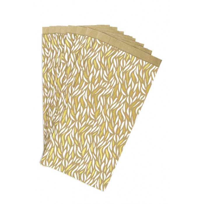 Cadeauzak Clairfontaine 12x24x4.5cm kraft golven 50 stuks