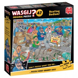 Puzzel Wasgij Original 47 De boot in! 1000st