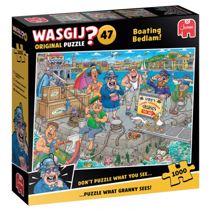 Puzzel Wasgij Original 47 De boot in! 1000st