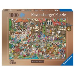 Puzzel Ravensburger Ray's comic Middle Ages 1000 stukjes