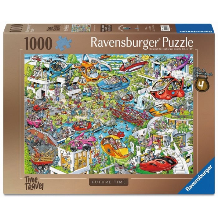 Puzzel Ravensburger Ray's comic Future Time 1000 stukjes