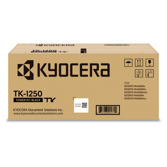 Toner Kyocera TK-1250 Zwart