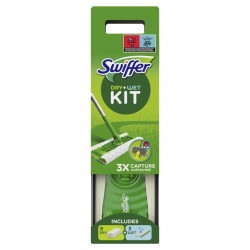 Vloerwissysteem Swiffer starterskit 8 dry en 3 wet