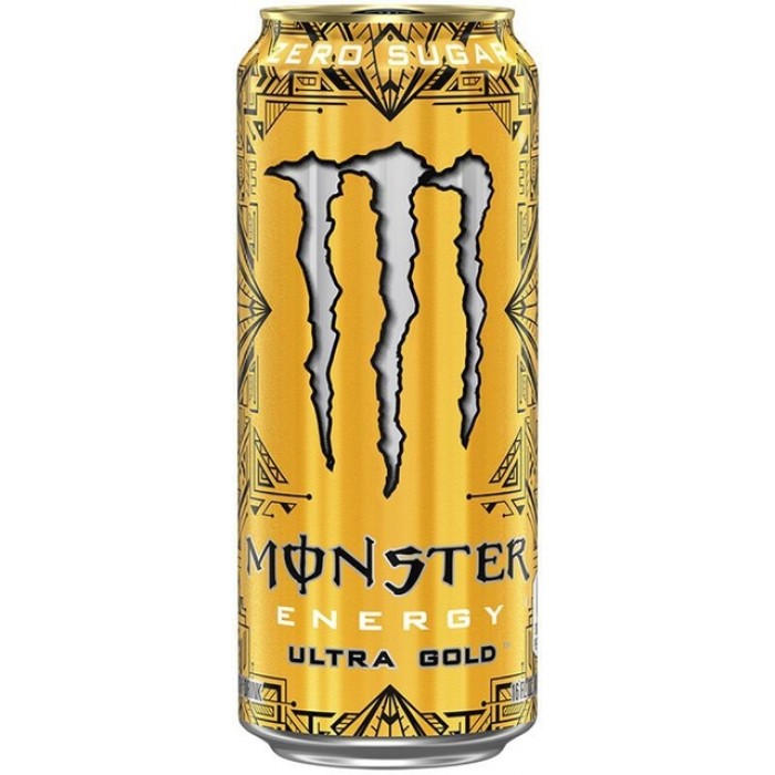 Energiedrank Monster ultra gold suikervrij blik 500ml