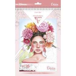 Kleurboek Clairfontaine Odelia A4 Vrouwen