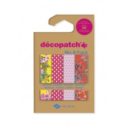 Hobbypapier Décopatch 30x40cm set à 4 vel thema Wandeling in Kyoto