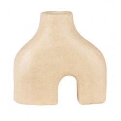 Figuur Décopatch vaas dubbele voet 19x7x18cm