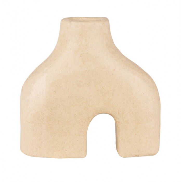 Figuur Décopatch vaas dubbele voet 19x7x18cm