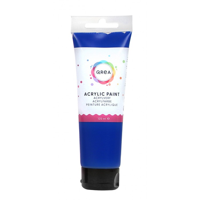 Acrylverf Qrea 120 ml phtalo blauw