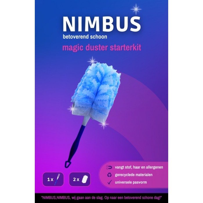 Duster Nimbus starterskit 1 houder en 2 dusters