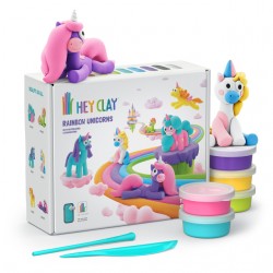 Klei Hey Clay eenhoorn set à 15 delen