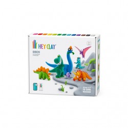 Klei Hey Clay dinos set à 15 delen