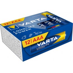 Batterij Varta Longlife Power 12x AAA
