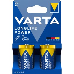 Batterij Varta Longlife Power 2x C