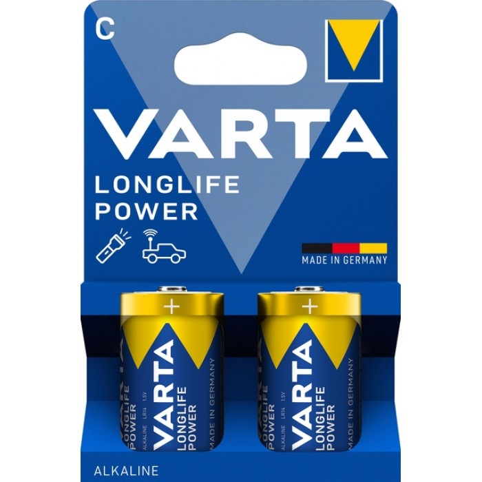 Batterij Varta Longlife Power 2x C