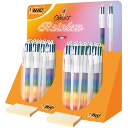 4-Kleuren balpen Bic regenboog medium assorti
