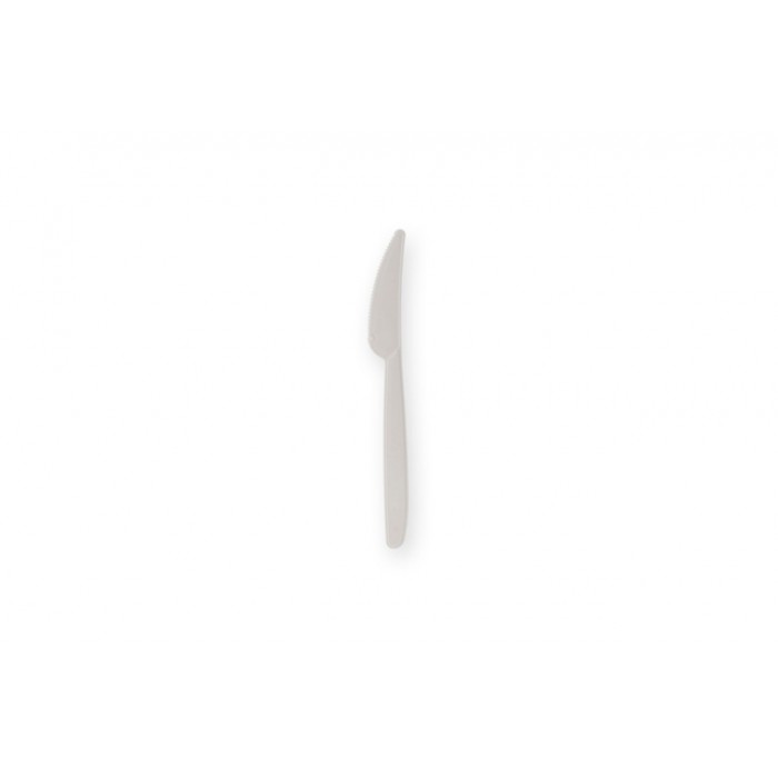 Mes IEZZY herbruikbaar PP 185mm 50 stuks wit