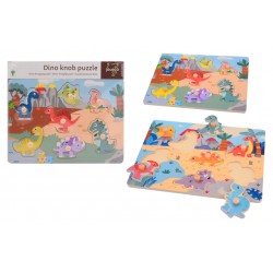 Joueco Dino knopjespuzzel 2 ass