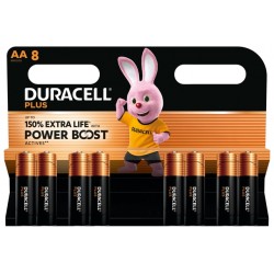 Batterij Duracell Plus Powerboost 8x AA