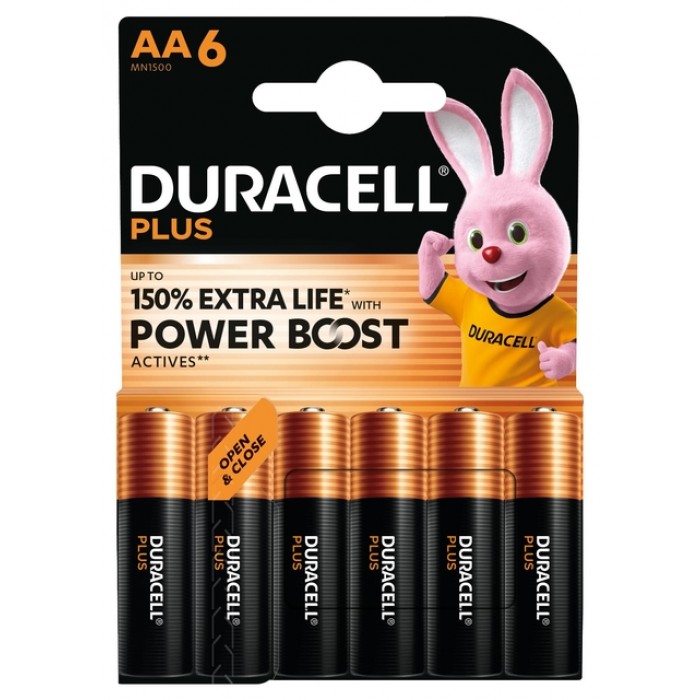 Batterij Duracell Plus Powerboost 6x AA