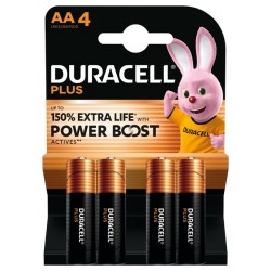 Batterij Duracell Plus Powerboost 4x AA