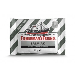 Keelpastilles Fisherman's Friend salmiak suikervrij zak 25 gram