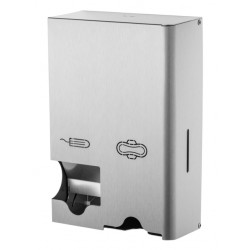 Dameshygiënedispenser MediQo-line klein RVS fingerprint coating