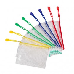 Opbergtas Djois met rits A6 assorti