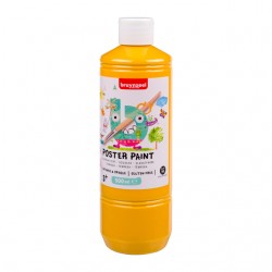 Plakkaatverf Bruynzeel fles à 500ml geel
