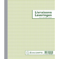 Kasboek Exacompta Manifold leveringen dupli 50vel NL FR