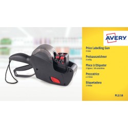 Etiketteertang Avery PL2/18 2 regels zwart