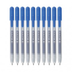 Gelschrijver Sakura Gelly Roll Classic 08 klikfunctie set à 10 stuks blauw