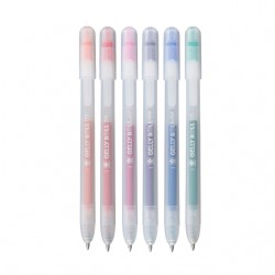 Gelschrijver Sakura Gelly Roll Stardust 08 klikfunctie set à 6 kleuren