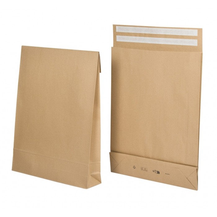 E-Commerce envelop IEZZY 350x450x120+100mm met retoursluiting br 200st